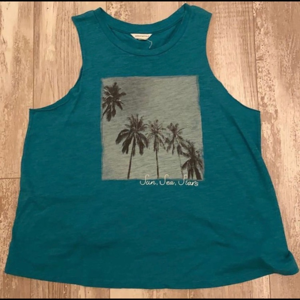 Aeropostale Teal Beach Tanktop